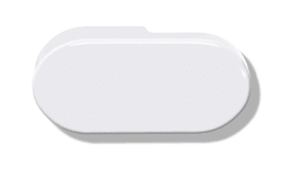 HEWI Glasfalzgriff reinweiß 