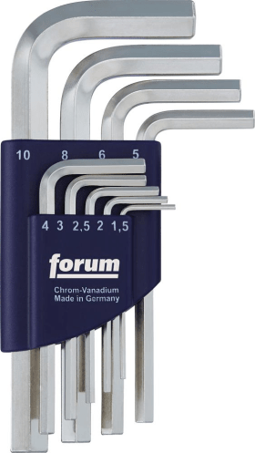 FORUM WINKELSCHRAUBENDREHER-SATZ DIN 911 1,5-10MM IN KST.-HALTER 4317784846226