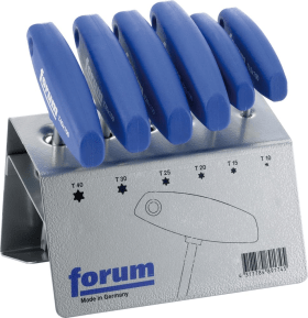 FORUM SCHRAUBENDREHER T-GRIFF SATZ T10-40 F. TORX® IM STÄNDER 4317784891745