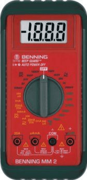 BENNING DIGITAL-MULTIMETER MM 2 044028 