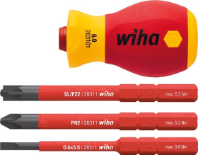 WIHA SB 2831-01 VDE-BIT-HALTER ELECTRIC SOFTFINISH® SLIMVARIO® 4-TLG. 41230