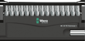 WERA BIT-CHECK 30 TX UNIVERSAL 1 31 BITS 1 UNIVERSALHALTER 05057908001