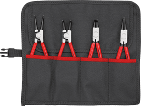 KNIPEX SICHERUNGSRINGZANGEN-SET 00 19 56 4-TLG. IN WERKZEUGTASCHE