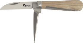 FORTIS KABELMESSER 2-TLG. 160 MM HOLZGRIFF KLAPPBAR 4063726000088