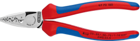 KNIPEX CRIMPZANGE FÜR ADERENDHÜLSEN 97 72 180