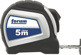 Taschenbandmaß Autolock 5mx19mm weiß FORUM