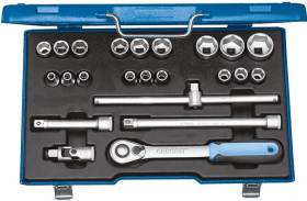 GEDORE Steckschlüssel-Satz 1/2" 23-tlg 6-kant 8-32 mm