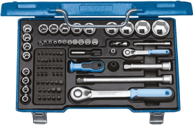 GEDORE Steckschlüssel-Satz 1/4"+1/2" 81-tlg