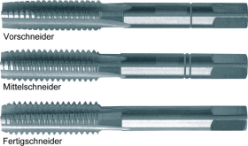 FORUM HANDGEWINDEBOHRER HSS CO5 DIN 352 M5,0 TYP N SATZ 3-TLG. 4317784815482