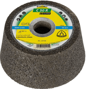 KLINGSPOR SCHLEIFTOPF C 30 R SUPRA 110 X 55 X 22,23 MM STEIN/BETON 13726