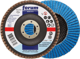 FORUM SCHLEIFMOPTELLER 12° GEWÖLBT 125MM K40 G-AZ ZIRKON 4317784864817