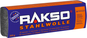RAKSO STAHLWOLLE GR. 2 200 G MITTEL 4003364102003