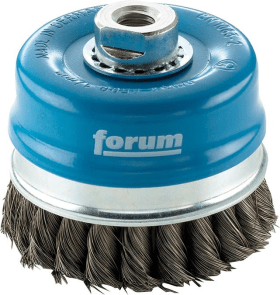 FORUM TOPFBÜRSTE STAHLDRAHT M14 100X0,50 MM GEZOPFT 4317784861663