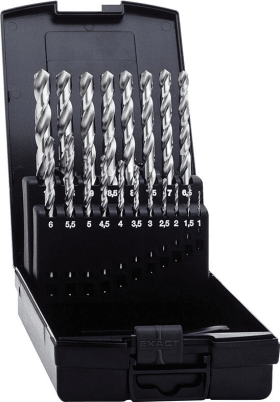 Spiralb.Stz ähnl.D338N 1-10mm 19tlg HSSCo5 Exact