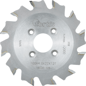 FORTIS HW-LAMELLEN-NUTFRÄSER Z12W 100X4,0X22 MM