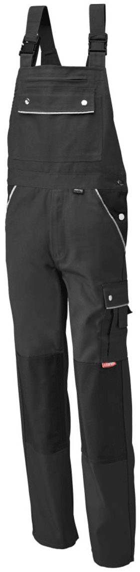 PLANAM Latzhose CANVAS, schwarz