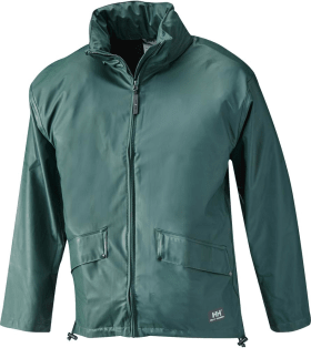 HELLY HANSEN STRETCH-REGENJACKE VOSS PU GRÜN GR.S 70180-490/S