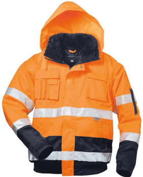 ELYSEE WARNSCHUTZJACKE VOLKER ORANGE- MARINE GR.M S23559/M