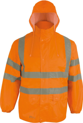 ASATEX WARNSCHUTZ-REGENJACKE RJO GR.L ORANGE RJO/L