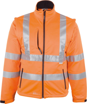 ASATEX SOFTSHELL-WARNSCHUTZJACKE GR.XL ORANGE 8060O/XL