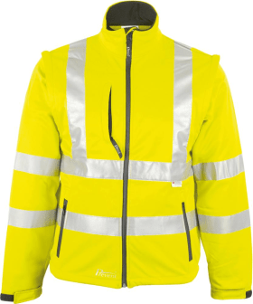 ASATEX SOFTSHELL-WARNSCHUTZJACKE GR.L GELB 8060G/L