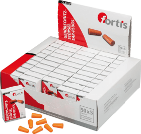 FORTIS GEHÖRSCHUTZSTÖPSEL (BOX 50X5 PAAR TASCHP.) 4317784774352