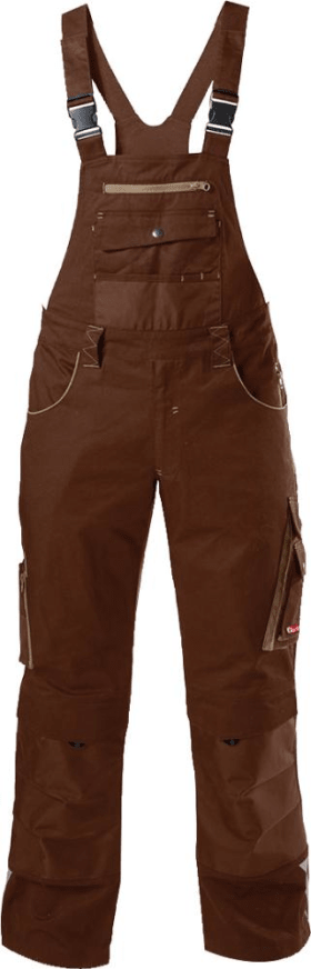 FORTIS Latzhose TWENTY FOUR, braun-beige