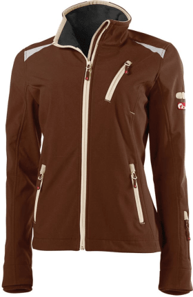 FORTIS Softshelljacke Damen TWENTY FOUR, braun-beige