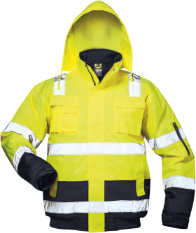 SAFESTYLE WARNSCHUTZ-PILOTENJACKE AXEL GELB-BLAU GR.S 4025888251012