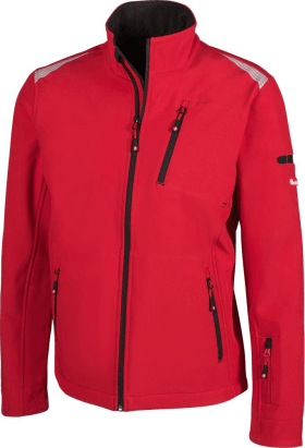 FORTIS Softshelljacke TWENTY-FOUR, rot-schwarz