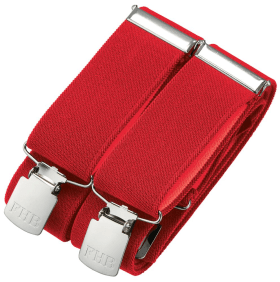 Hosenträger Achim, rot, Gr.120cm