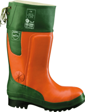 FAP FORST-GUMMISTIEFEL ULME 35510 ORANGE-GRÜN GR.39 35510/39