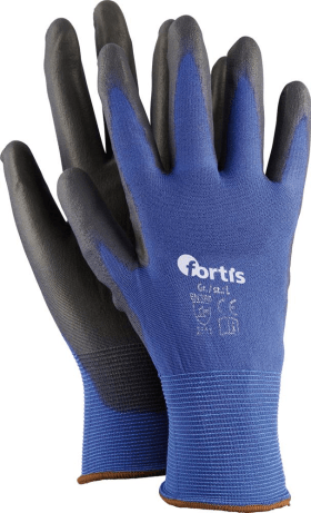 FORTIS SCHUTZHANDSCHUH FITTER SECONDSKIN BLAU-SCHWARZ GR.9