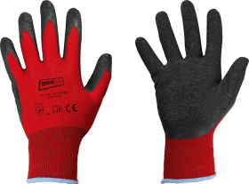 FELDTMANN GOODJOB HANDSCHUH BLACK GRIP ROT-SCHWARZ GR.8 0519/08
