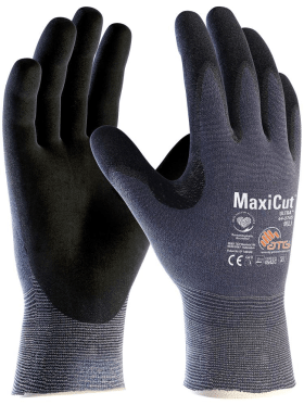 BIG SCHNITTSCHUTZAHNDSCHUH MAXICUT ULTRA NYLON GLASFASER SCHWARZ-GRAU 2495 GR.6