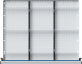 Schubladeneinteilungssatzfür FH 180mm 1/3 Teilung f.Schublade B750xT600mm