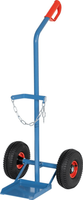 Stahlflaschenkarre f.1Fl.20-50 l Lufträder fetra