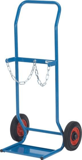 Stahlflaschenkarre f.2Fl.10 l Vollgummi fetra