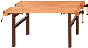 Anke Schreinerhobelbank B1500xT 1000xH850mm Plattenmaß B1500xT1000 mm4 Paar Steck-Spannbacken