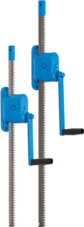 Zahnstangenwinde ZWW Hub 600 mm Tragkraft 1200 kg