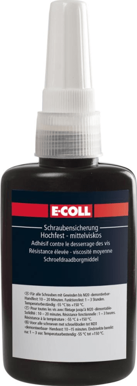 E-COLL SCHRAUBENSICHERUNG HOCHFEST/ MITTELVISKOS 50G FLASCH 4317784179676