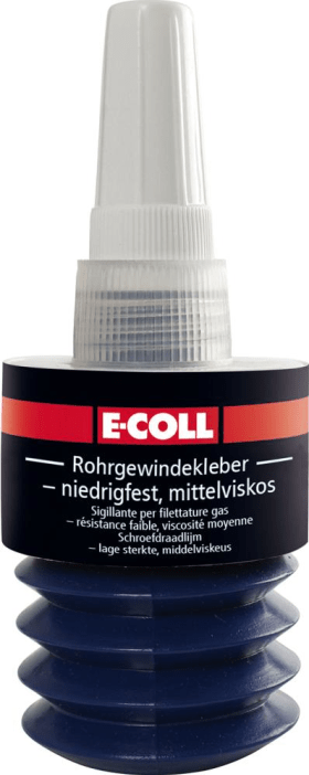 E-COLL Rohrgewindekleber 50g niedrigf-mittelviskos 