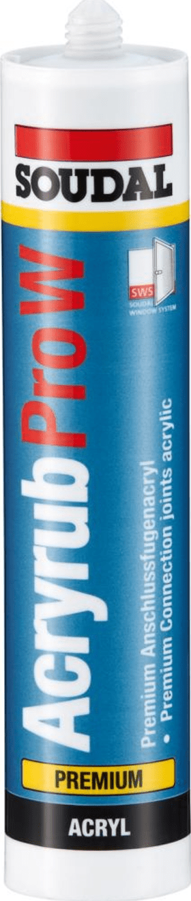 SOUDAL ACRYRUB PRO-W PREMIUMACRYL 310 ML KARTUSCHE GRAU 127415