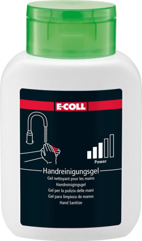 E-COLL Handreinigungsgel 250ml Flasche 