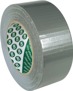 GEWEBEKLEBEBAND G76 50M X 50MM SILBER 