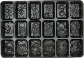 E-NORM Montagekoffer 18 DIN 472 geschwärzt E-NORMpro