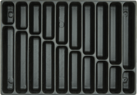 E-NORM Montagekoffer leer,20 Fach E-NORMpro