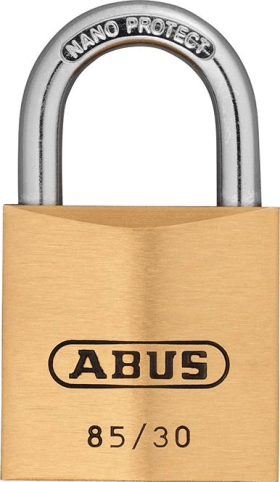 ABUS Vorhangschloss Lock-Tag 85, Messing