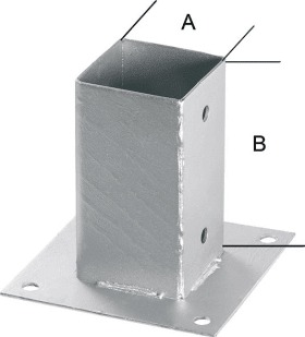 E-NORMpro Aufschraubhülse tzn 91 vierkant 