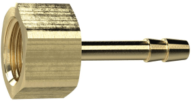Aufschraubschlauchtülle Messing, IG G3/8", LW 8 SW 19mm RIEGLER